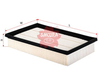SAKURA,, Air Filter (Element), 8683560, A-19910, FORD