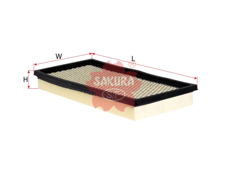 SAKURA,, Air Filter (Element), 53004383AB, A-2002, VOLVO CARS