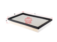 SAKURA,, Air Filter (Element), 10366901, A-2004, PONTIAC