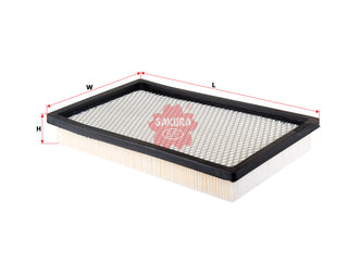 SAKURA,, Air Filter (Element), 10366901, A-2004, PONTIAC