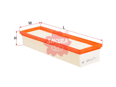 ไส้กรองอากาศ(ไส้กรอง) SAKURA, 1444-X1, A-2102, PEUGEOT (124717)