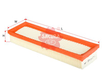 Air Filter (ဒြပ်စင်)၊ SAKURA၊ 1444-X0၊ A-2103၊ PEUGEOT (124712)