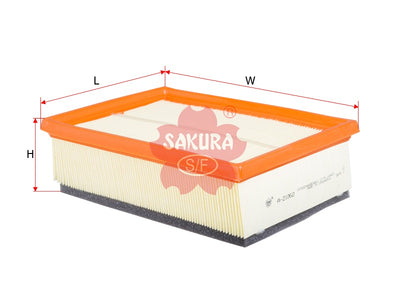 ไส้กรองอากาศ(ไส้กรอง) SAKURA, 1444W6, A-21060, PEUGEOT (124743)