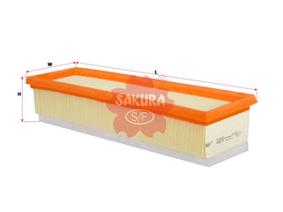 SAKURA,, Air Filter (Element), 1444 SP, A-21120, PEUGEOT