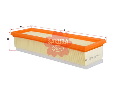 ไส้กรองอากาศ(ไส้กรอง) SAKURA, 1444 SP, A-21120, PEUGEOT (124750)