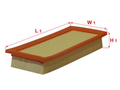 SAKURA,, Air Filter (Element), 7688498, A-2219, FIAT