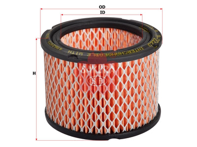 SAKURA,, Air Filter (Element), 4062072, A-2225, FIAT