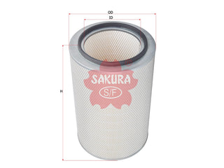 SAKURA,, Air Filter (Element), 1907695, A-2229, IVECO