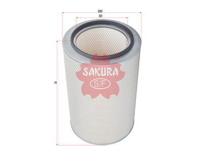 SAKURA,, Air Filter (Element), 1907695, A-2229, IVECO