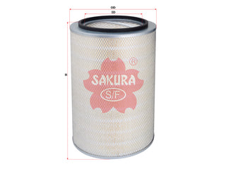 SAKURA,, Air Filter (Element), 412 72211, A-22370, IVECO