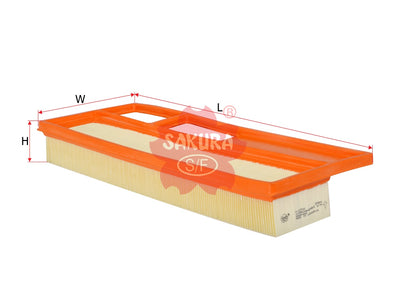SAKURA,, Air Filter (Element), 59064468, A-22390, FIAT
