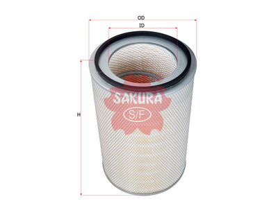 SAKURA,, Air Filter (Element), 84728S, A-22430, IVECO