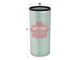 SAKURA,, Air Filter (Element), 84836S, A-22440, IVECO