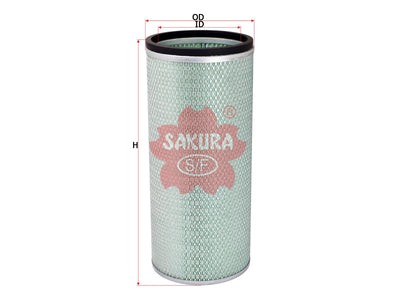 SAKURA,, Air Filter (Element), 84836S, A-22440, IVECO