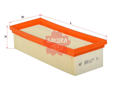 SAKURA,, Air Filter (Element), 51854598, A-22510, FIAT