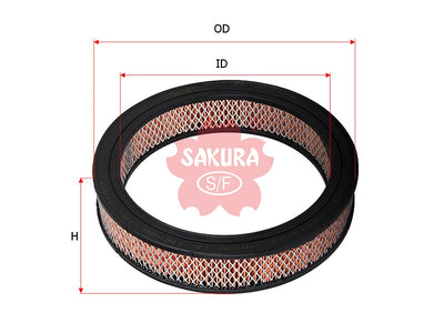 SAKURA,, Air Filter (Element), 7437298, A-2304, HOLDEN