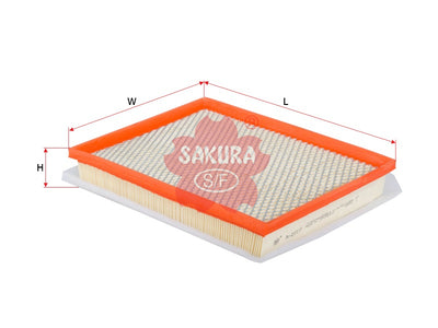 SAKURA,, Air Filter (Element), 93183389, A-2317, OPEL
