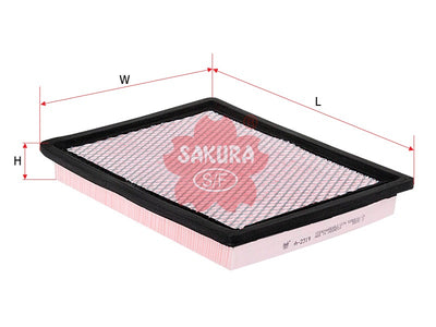 SAKURA,, Air Filter (Element), 92082656, A-2319, PONTIAC