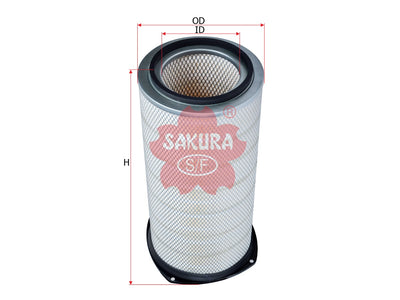 ไส้กรองอากาศ(ไส้กรอง) SAKURA, 1665563-1, A-2405, VOLVO (123429)
