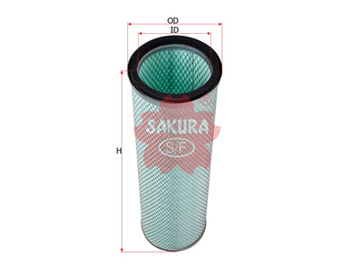 ไส้กรองอากาศ(ไส้กรอง) SAKURA, 1665886-6, A-2406, VOLVO (123414)