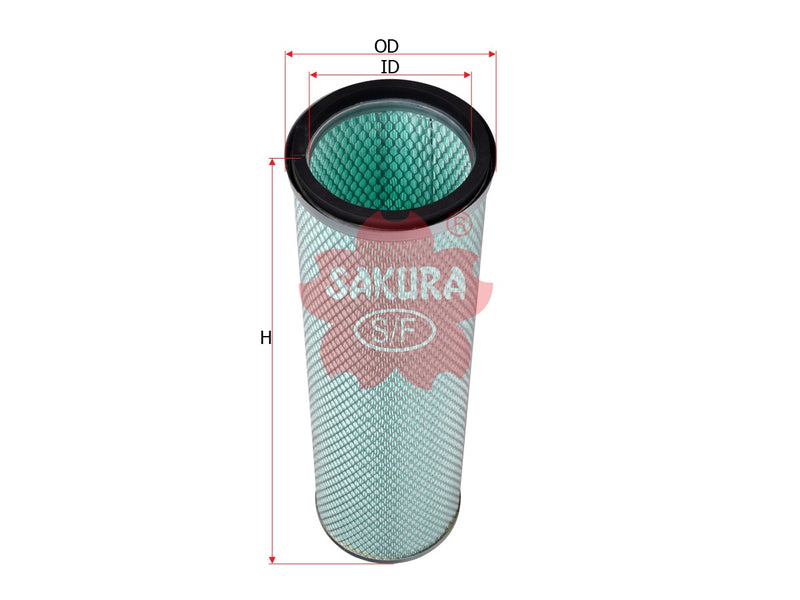 ไส้กรองอากาศ(ไส้กรอง) SAKURA, 1665886-6, A-2406, VOLVO (123414)
