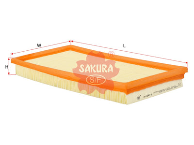 SAKURA,, Air Filter (Element), 25041231, A-2414, VOLVO CARS