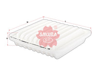 SAKURA,, Air Filter (Element), 1016000577-1, A-24220, GEELY
