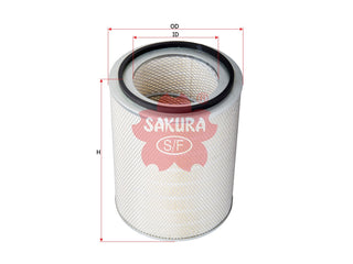 SAKURA,, Air Filter (Element), 5 010 305 203, A-2503, JOHN DEERE
