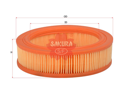 SAKURA,, Air Filter (Element), 7 701 348 963, A-2525, RENAULT