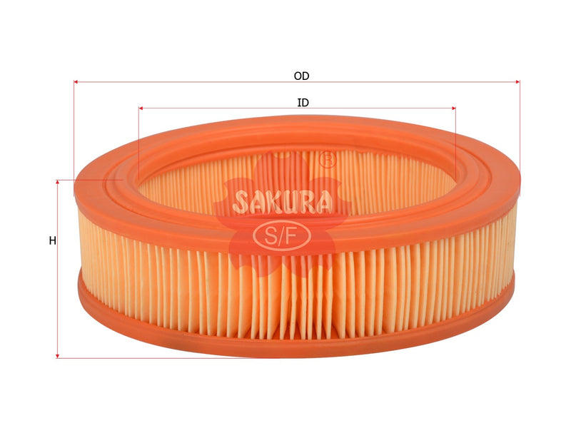 SAKURA,, Air Filter (Element), 7 701 348 963, A-2525, RENAULT