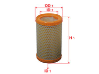 SAKURA,, Air Filter (Element), 7 701 043 709, A-2527, RENAULT