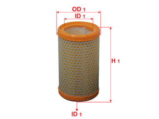SAKURA,, Air Filter (Element), 7 701 043 709, A-2527, RENAULT