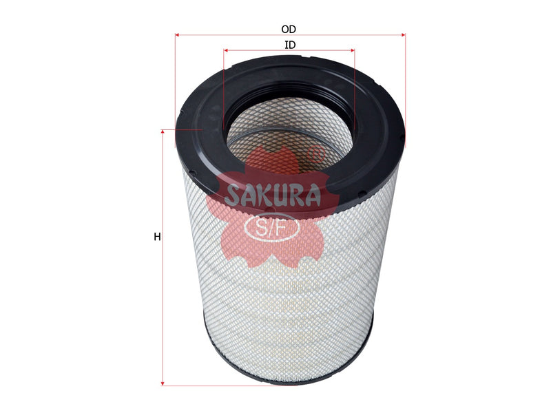 ไส้กรองอากาศ(ธาตุ), SAKURA, 5 010 230 841, A-2533, RENAULT TRUCKS(RVI) (123449)