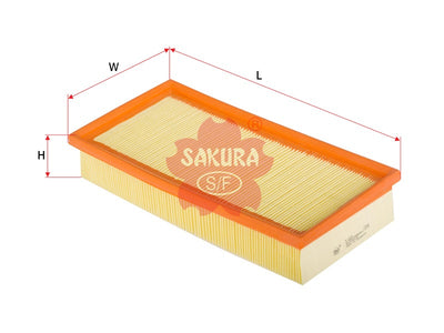 SAKURA,, Air Filter (Element), 1444-R7, A-2609, PEUGEOT