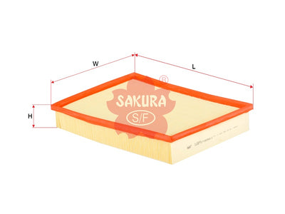 SAKURA,, Air Filter (Element), 68066165AA, A-2625, MERCEDES-BENZ
