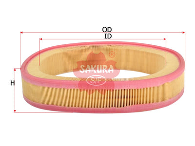 ไส้กรองอากาศ(ไส้กรอง) SAKURA, 5010 235, A-2626, MERCEDES-BENZ (124778)