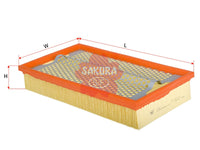 SAKURA,, Air Filter (Element), 604 094 08 04, A-2627, MERCEDES-BENZ