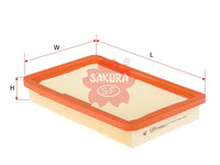 SAKURA,, Air Filter (Element), 28113-22051, A-2802, HYUNDAI