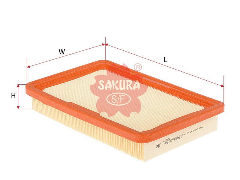 SAKURA,, Air Filter (Element), 28113-22051, A-2802, HYUNDAI