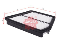 SAKURA,, Air Filter (Element), 28113-17500, A-2817, HYUNDAI