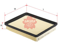 ไส้กรองอากาศ(ไส้กรอง) SAKURA, 28113-37101, A-2818, KIA (125858)