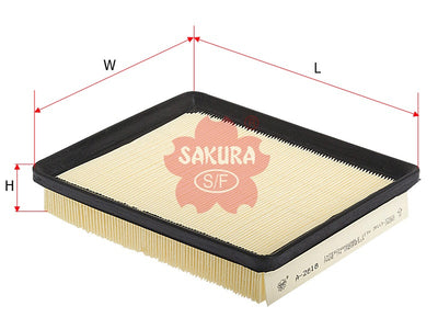 ไส้กรองอากาศ(ไส้กรอง) SAKURA, 28113-37101, A-2818, KIA (125858)