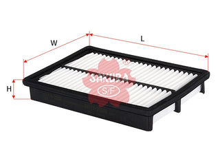 SAKURA,, Air Filter (Element), 28113-25500, A-2838, HYUNDAI