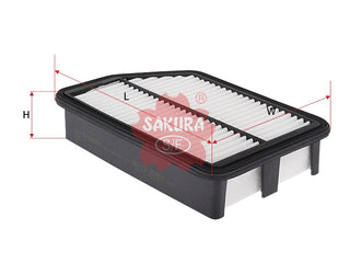 SAKURA,, Air Filter (Element), 28113-A0100, A-28590, HYUNDAI