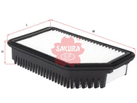 ไส้กรองอากาศ(ไส้กรอง) SAKURA, 28113-1R100, A-28640, HYUNDAI (125880)