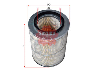 SAKURA,, Air Filter (Element), 28130-5A500, A-28650, HYUNDAI