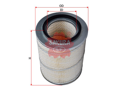 ไส้กรองอากาศ(ไส้กรอง) SAKURA, 28130-5A500, A-28650, HYUNDAI (125841)