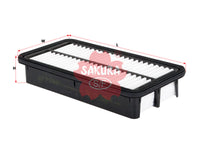 SAKURA,, Air Filter (Element), 28113-1C500, A-28680, HYUNDAI