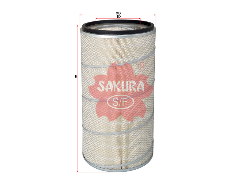 ไส้กรองอากาศ(ไส้กรอง) SAKURA, 11N8-22140, A-28710, CATERPILLAR (125448)