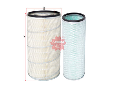 SAKURA,, Air Filter (Element), 11N8-22140-A, A-28730-S, CATERPILLAR